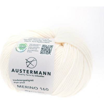 Pletací příze Austermann Merino 160 EXP Barva: 210 NATUR