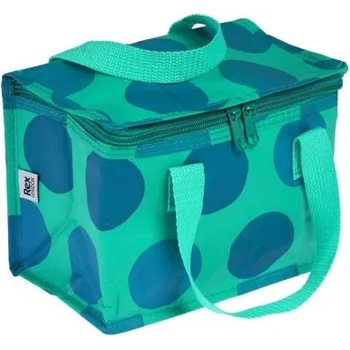 Rex London - Термо чанта за обяд - Зелена със сини точки (29841)