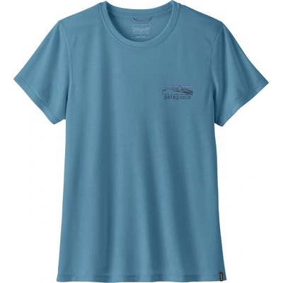Patagonia Women's Capilene Cool Trail Shirt Stratapeaks Shore Blue