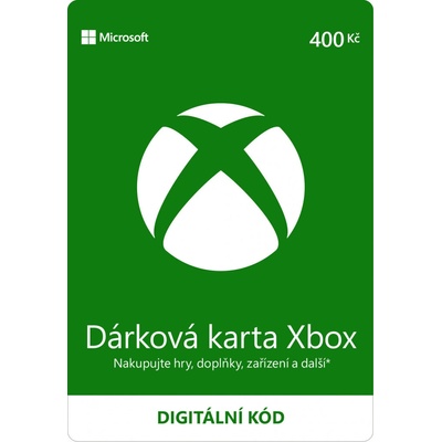 Microsoft Xbox Live darčeková karta 400 Kč