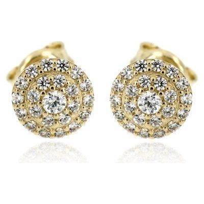 Zlatnictví U Kostela zlaté náušnice se zirkony 680