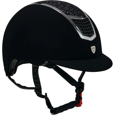 Equestro Eclipse Plain Mat Helmet Velvet