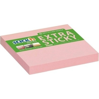 Hopax Stick'n Extra Sticky pastelově růžový 76 x 76 mm 90 listů – Zboží Dáma