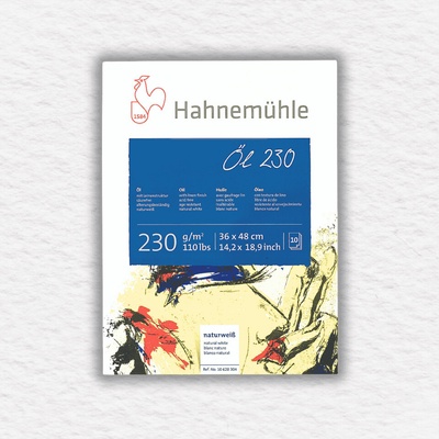 Hahnemühle maliarska Doska pre olejové farby 230 GR M2 10 listov 36 X 48 CM