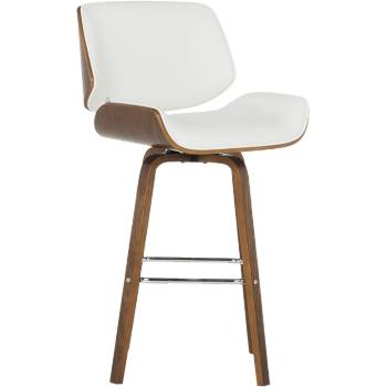 Carmen Бар стол КАРМЕН 4027 - орех / бял