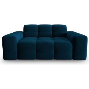 Micadoni Тъмносин кадифен диван 156 cm Kendal - Micadoni Home (MIC_2S_121_F1_KENDAL5)