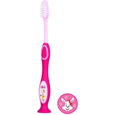 Chicco KIDS zubná kefka ružová soft