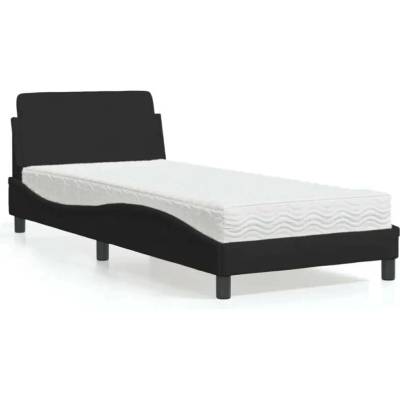 vidaXL 11461.3208326 Postel s matrací Dover černá textil