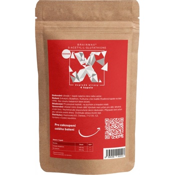 BrainMax S-Acetyl-L-Glutathione SAG 100 mg VZOREK 4 rostlinn kapsle od 25  K - Heureka.cz
