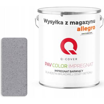 Impregnace Q-COVER na betonu, cihly a dlažbu, šedá 7045, 5 l