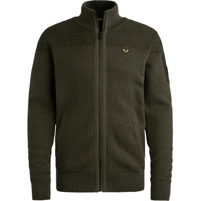 PME Legend pánský svetr se zipem PKC2509356 8039 zelená – Zboží Dáma