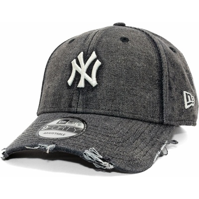 New Era MLB Acid Wash Denim 9FORTY NY Yankees Black
