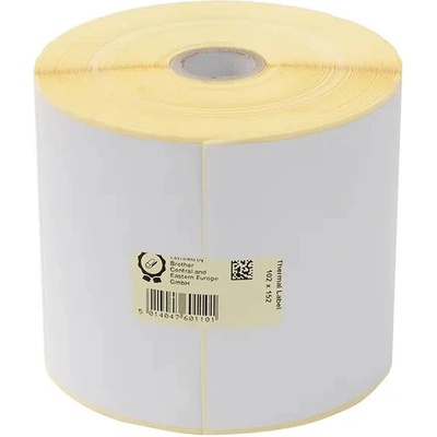 Brother LDE1E152102127P, 102mm x 152mm, оригинален бялото хартиени етикети, 550 етикети (LDE1E152102127P)