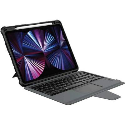Nillkin Bumper Combo Keyboard Protective Case - удароустойчив кейс, с отделяща клавиатура и поставка за Apple iPad 9 (2021), iPad 8 (2020), iPad 7 (2019) (черен)
