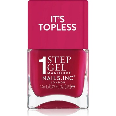 Nails Inc. It’s Topless gelový lak na nehty pro dlouhotrvající efekt odstín Kylie 14 ml