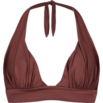 Barts Дамско бикини горнище Barts Women's Isla Triangle Halter Bikini top - Maroon - размер 38 (EU) (150-6454-0212)