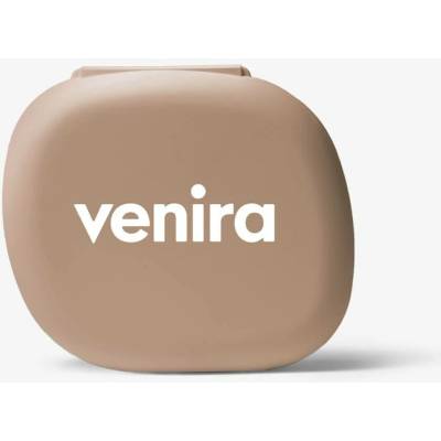 Venira pill box, světle hnědý