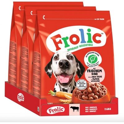 Frolic Hovädzie 3 x 2,6 kg