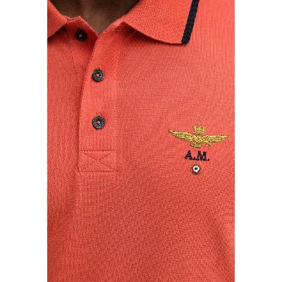 Aeronautica Militare тениска с яка мъжка от памук (PO1308UP00082)
