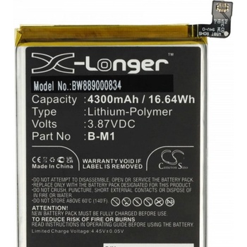 VHBW Батерия за Vivo V17 / V19, B-M1, 4300 mAh (889000834)