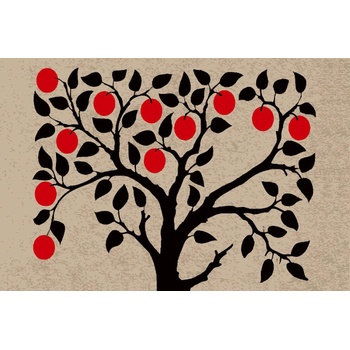 DIMEX ART s. r. o Флизелинов фототапет ябълково дърво 375 x 250 см