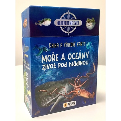 Moře a oceány - Objevujeme svět Dárkový box - kniha + výukové karty