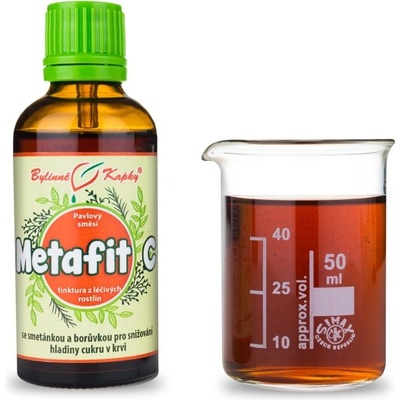 Metafit C (cukrovka) bylinné kapky (tinktura) 50 ml doplněk stravy