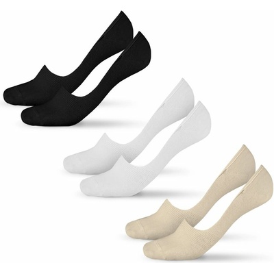 Bontis Sada 3 ks: ponožky INVISO Biela / čierna / béžová