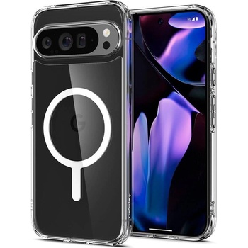 Spigen Magsafe Противоударен Калъф за Google Pixel 9 Pro XL, Spigen Ultra Hybrid Case, Бял (ACS07720)