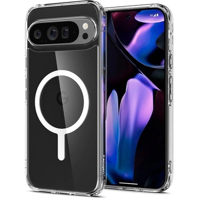Spigen Magsafe Противоударен Калъф за Google Pixel 9 Pro XL, Spigen Ultra Hybrid Case, Бял (ACS07720)