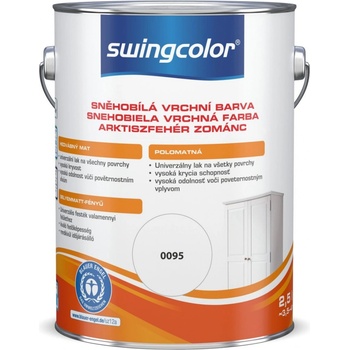 Swingcolor Biely krycí email 2,5 l snehobiela