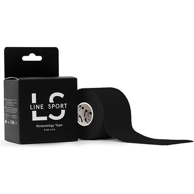Line Sport Tape Kineziologický tejp čierna 5 cm x 5 m