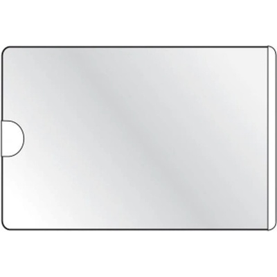 Samolepiace vrecko vizitkové s otvorom zboku DURABLE 93x62mm 100ks