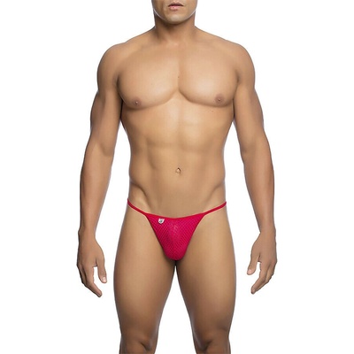 MOB Microfiber V-String Red
