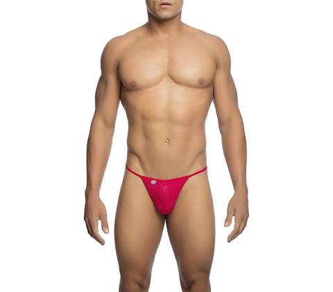 MOB Microfiber V-String Red