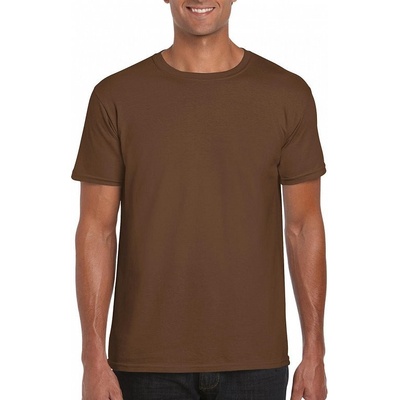 Gildan pánske tričko Softstyle orieškové
