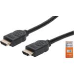 Manhattan Кабел „Манхатън - HDMI към HDMI (HDR, HEC, ARC, 4K 60 Hz, HDR, 5 м, 18 Gbps, черен) 355360 (355360)