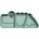 Done by Deer Силиконова чиния с вакуум Done by Deer - Stick&Stay, Croco, Green (1709353)