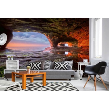 DIMEX ART s. r. o Самозалепваща се флизелинова фототапета езеро супериор 375 x 250 см