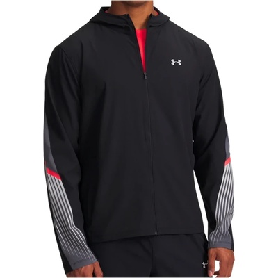 Under Armour Мъжко яке за бягане Under Armour Velociti Storm Hooded Jacket Running jacket - Black / Castlerock (028-0759-0113)