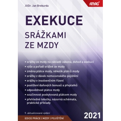 Exekuce srážkami ze mzdy 2021 - BREBURDA Jan JUDr., Brožovaná