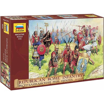 ZVEZDA Model Kit figurky 8034Republican Rome Infantry RR 1:72