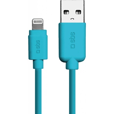 SBS TECABLEUSBIP5A USB/MFI Lightning, 1m, modrý