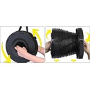 HomeLife Teleskopická stolička SMARTY, černá