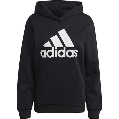 Adidas Дамски суичър Adidas Badge of Sport Hoodie Ladies - BLACK/WHITE