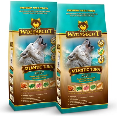 Wolfsblut Atlantic Tuna Adult Tuňák se salátem 2 x 15 kg