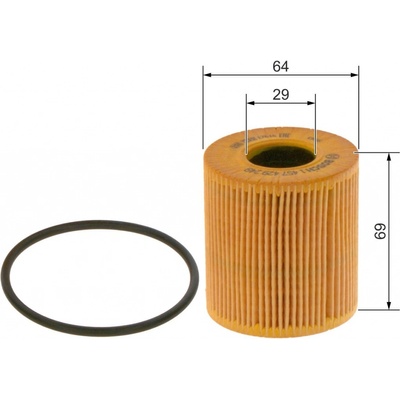 Olejový filter P9249 BOSCH 1457429249