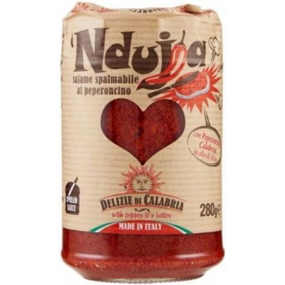 Delizie Di Calabria Nduja nátierka saláma a čili 280 g