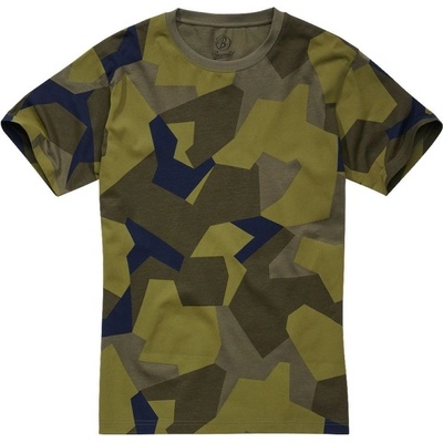 Brandit tričko swedish camo