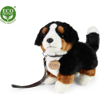 Rappa Плюшено Бернско планинско куче стоящо, с коишка, 23 см. , серия Еко приятели (211292)